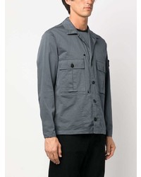 graues Langarmhemd von Stone Island