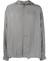 graues Langarmhemd von Giorgio Armani