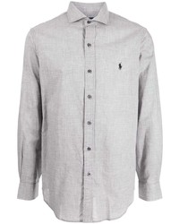 graues Langarmhemd von Polo Ralph Lauren