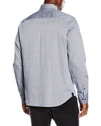 graues Langarmhemd von Selected Homme