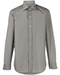 graues Langarmhemd von Tom Ford