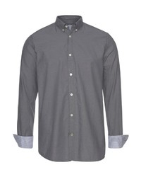 graues Langarmhemd von Tom Tailor