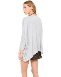 graues Langarmshirt von Alice + Olivia