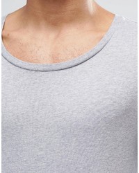 graues Langarmshirt von Asos