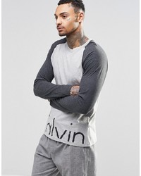 graues Langarmshirt von Calvin Klein