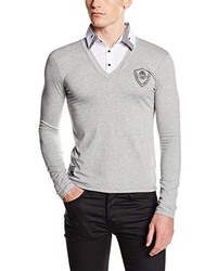 graues Langarmshirt von Carisma CRSM