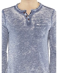 graues Langarmshirt von Colorado Denim