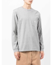 graues Langarmshirt von Comme des Garcons Homme