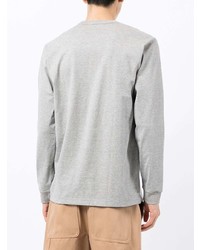 graues Langarmshirt von Comme des Garcons Homme