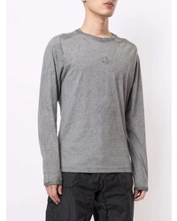 graues Langarmshirt von Stone Island