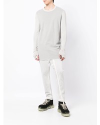 graues Langarmshirt von Boris Bidjan Saberi