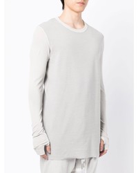 graues Langarmshirt von Boris Bidjan Saberi