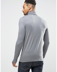 graues Langarmshirt von Asos