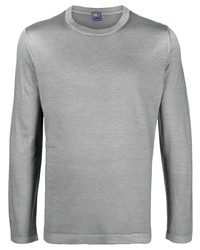 graues Langarmshirt von Fedeli