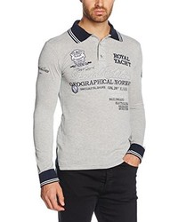 graues Langarmshirt von Geographical Norway