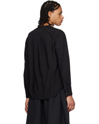 graues Langarmshirt von Black Comme Des Garçons