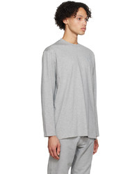 graues Langarmshirt von Y-3