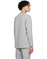 graues Langarmshirt von Y-3