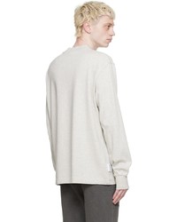 graues Langarmshirt von Han Kjobenhavn