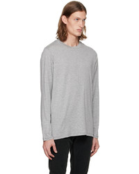 graues Langarmshirt von Tom Ford