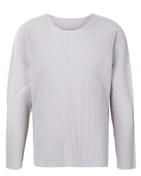 graues Langarmshirt von Homme Plissé Issey Miyake