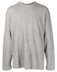 graues Langarmshirt von John Elliott