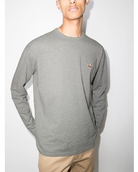 graues Langarmshirt von MAISON KITSUNÉ