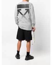 graues Langarmshirt von Off-White