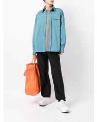 graues Langarmshirt von MSGM