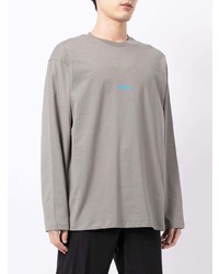 graues Langarmshirt von MSGM