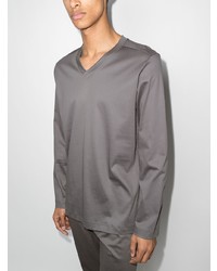 graues Langarmshirt von Zimmerli