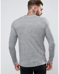 graues Langarmshirt von Asos