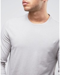 graues Langarmshirt von Asos