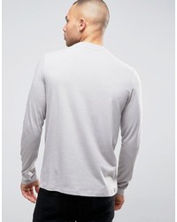 graues Langarmshirt von Asos