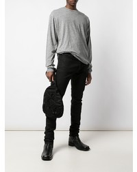 graues Langarmshirt von John Elliott