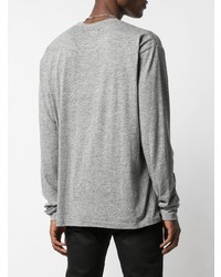 graues Langarmshirt von John Elliott