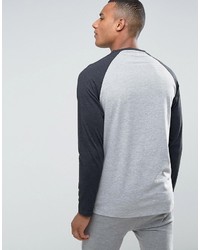 graues Langarmshirt von Original Penguin