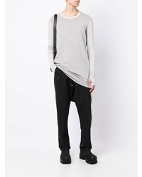 graues Langarmshirt von Boris Bidjan Saberi