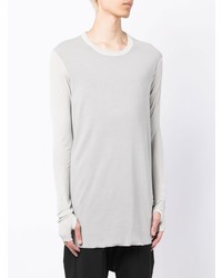 graues Langarmshirt von Boris Bidjan Saberi