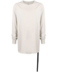 graues Langarmshirt von Rick Owens