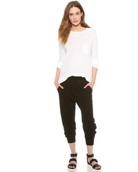 graues Langarmshirt von Alexander Wang