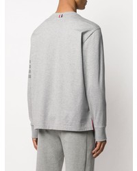 graues Langarmshirt von Thom Browne