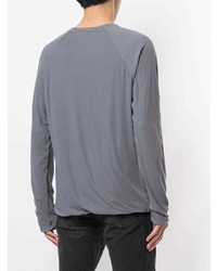 graues Langarmshirt von James Perse