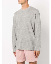 graues Langarmshirt von John Elliott