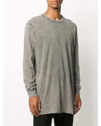 graues Langarmshirt von 11 By Boris Bidjan Saberi