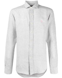 graues Leinen Langarmhemd von Polo Ralph Lauren