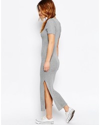 graues Maxikleid von Asos