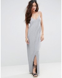 graues Maxikleid von Asos