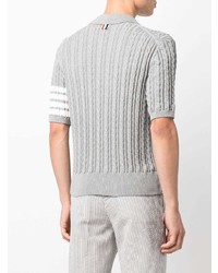 graues Polohemd von Thom Browne