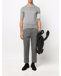 graues Polohemd von Thom Browne